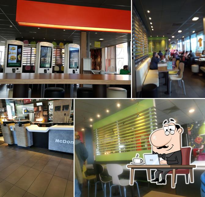 L'intérieur de McDonald's