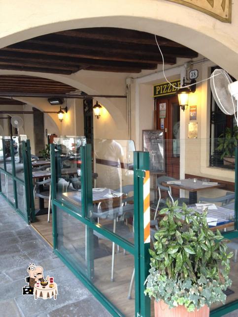 Platti al Pizzeria Savonarola