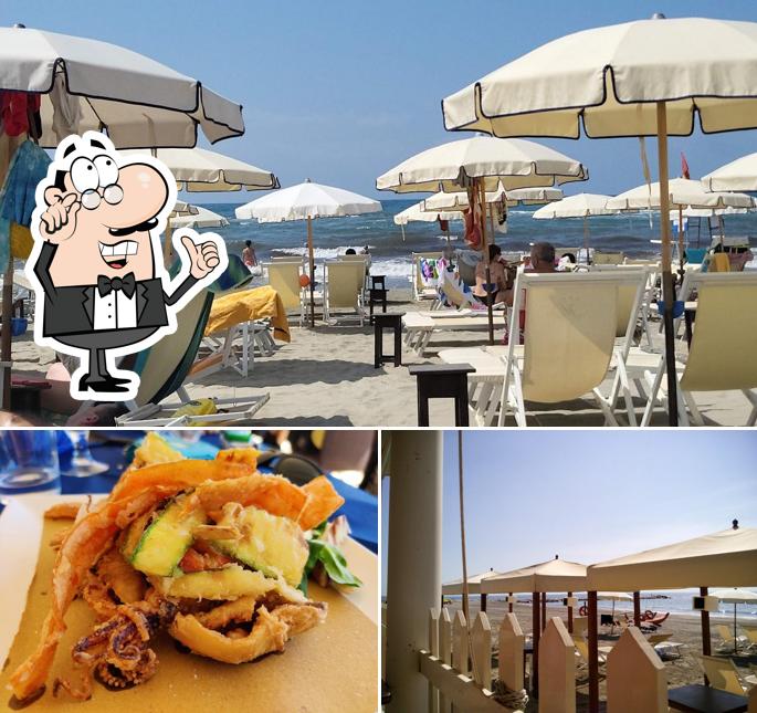 Guarda la immagine che presenta la interni e cibo di Bagno Helvetia