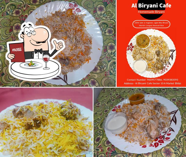 Meals at Al Biryani Cafe-Best biryani in bhilai