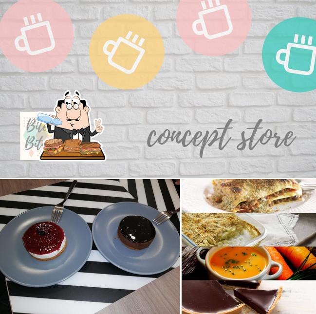 Pick a sandwich at Bites & Bitaites Concept Store