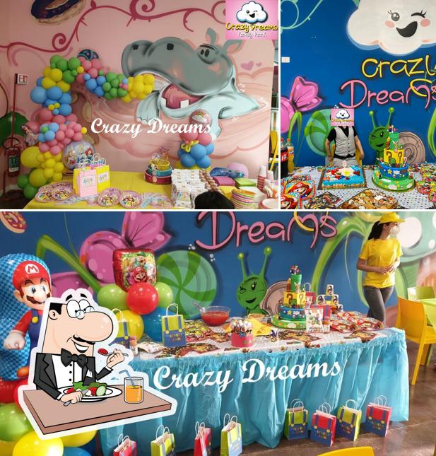 Tra le diverse cose da Crazy Dreams si possono trovare la cibo e compleanno