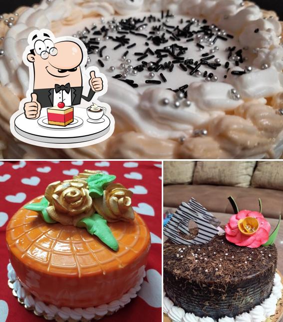 Dhr Home made bakery offers a selection of sweet dishes