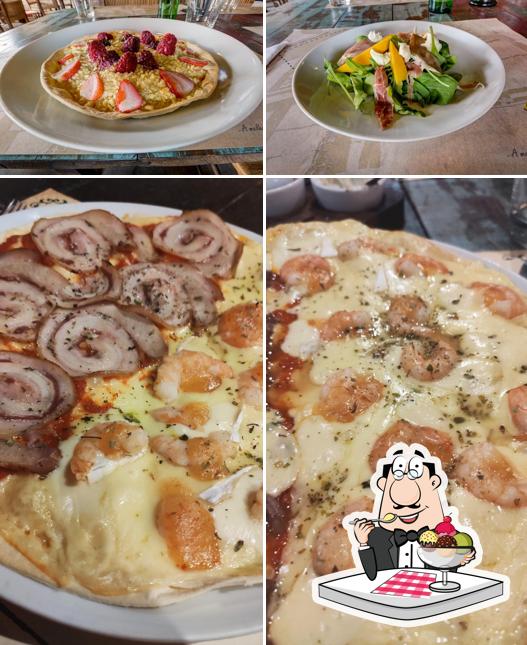 Piccolo Spazio Pizzaria provê uma seleção de pratos doces