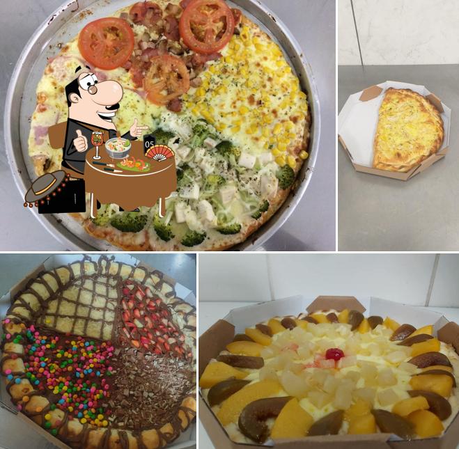 Platos en Pit Stop Pizzas