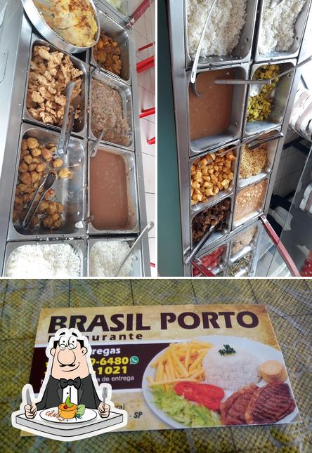 Comida em Restaurante Brasil Porto