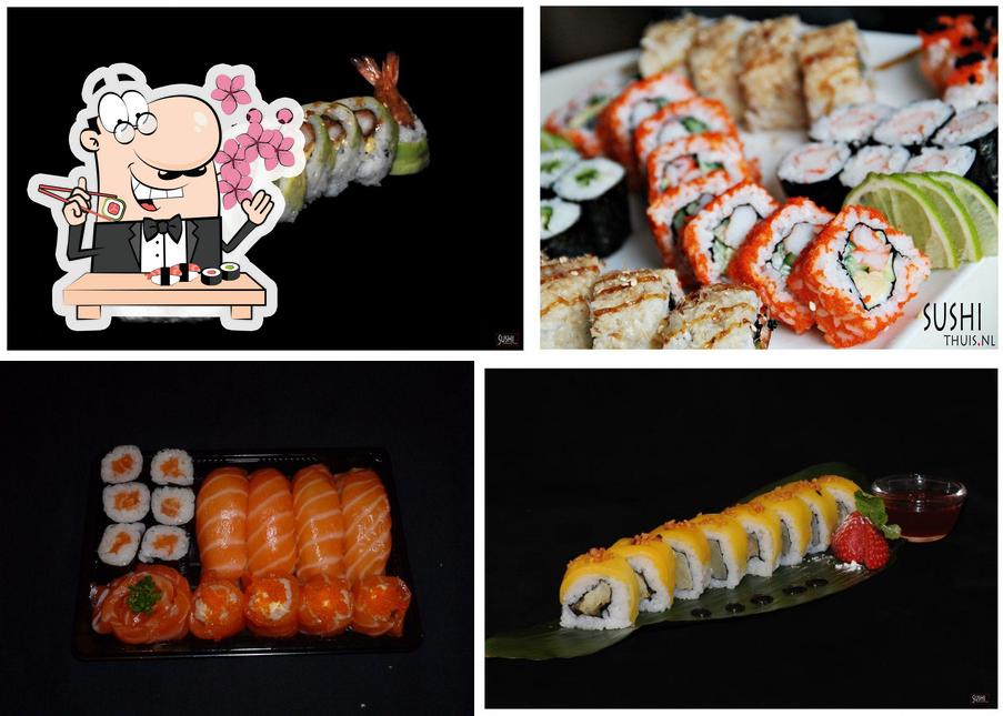 Les sushi sont offerts par SushiThuis.nl