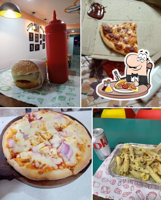 Try out various types of pizza