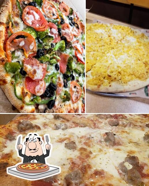 Get pizza at Papa Gino's