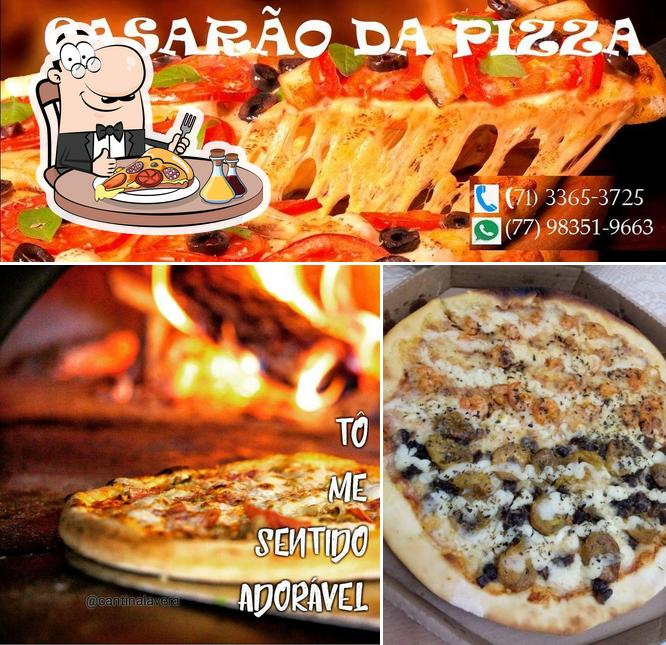 Peça pizza no Casarão da Pizza