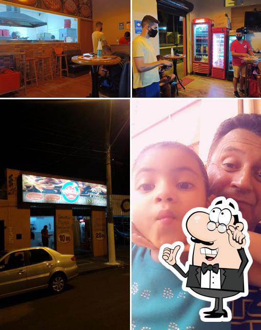 O interior do Felicítà Pizzas Ituverava