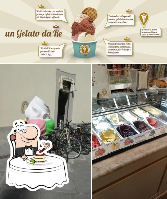 Gelateria Royale serve un'ampia selezione di dessert