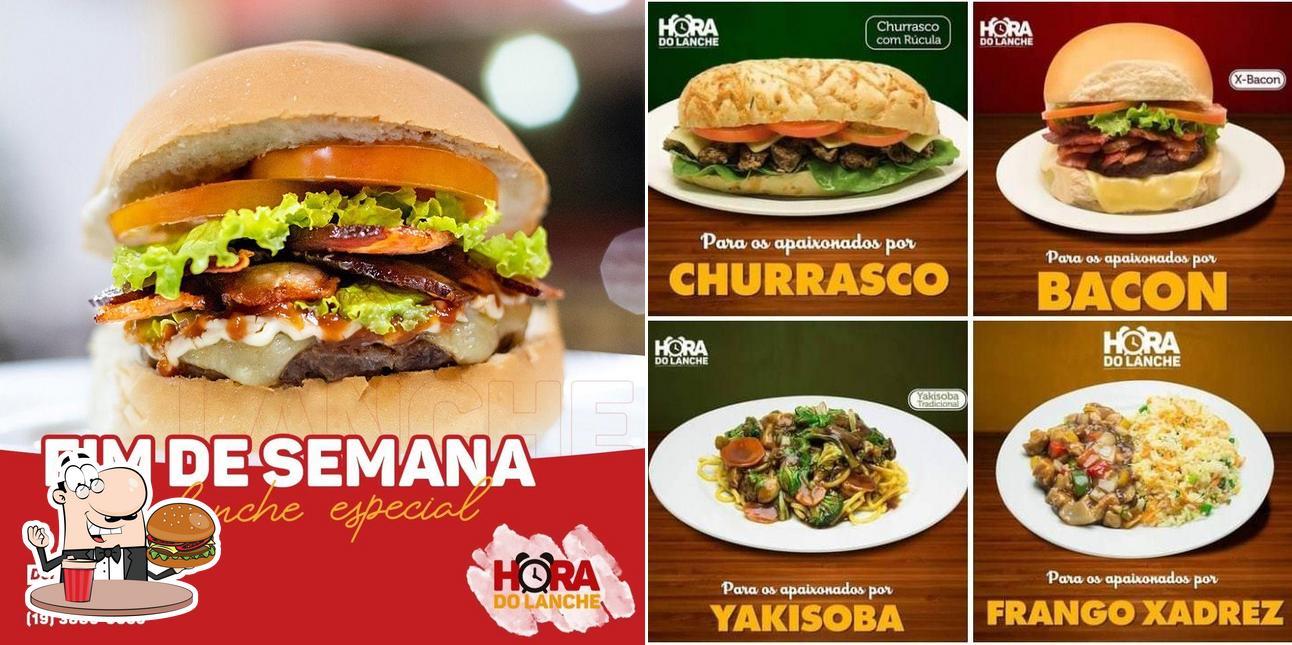 Peça um hambúrguer no Hora do lanche Yakisoba