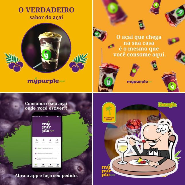 Comida em MyPurple Açaí