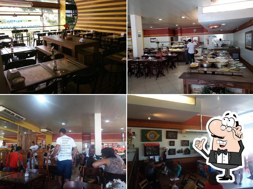 O interior do Restaurante Távola
