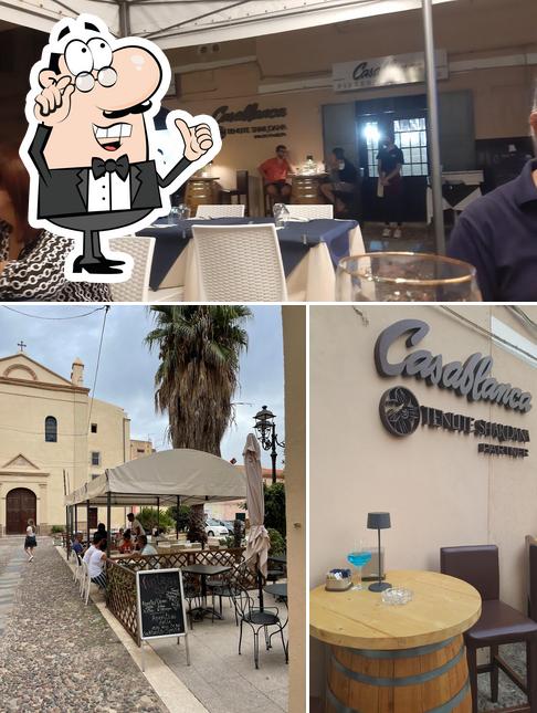 Gli interni di Casablanca Ristorante - Pizzeria