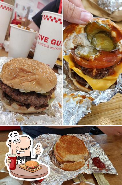 Commandez un hamburger à Five Guys