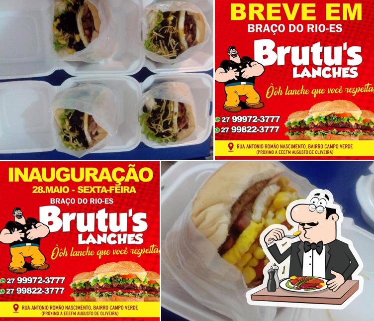 Comida em Brutus Lanches