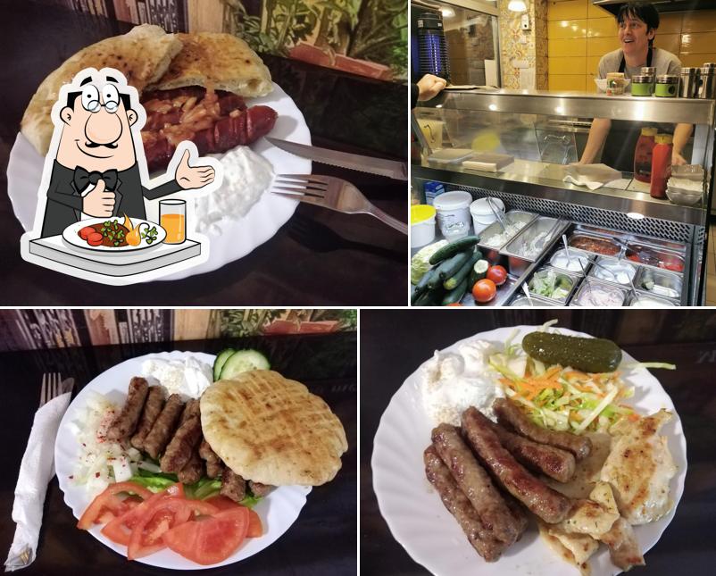 Platos en Ćevabdžinica UMA Halal hrana