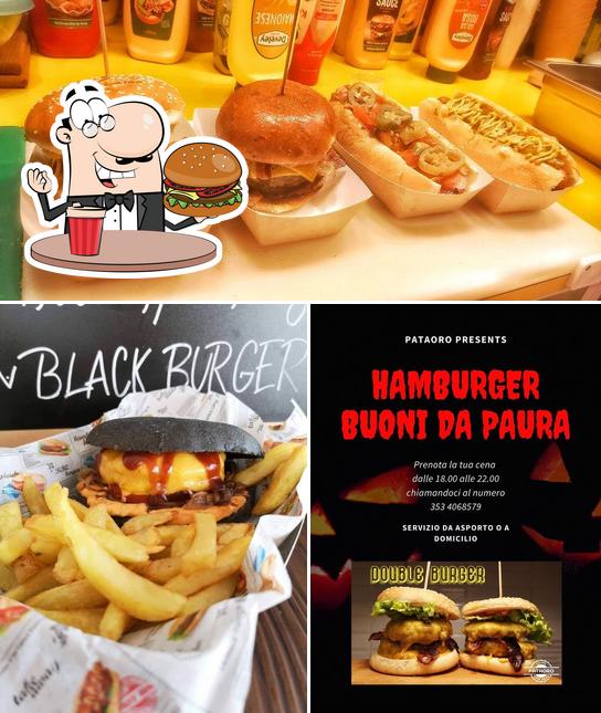 Ordina un hamburger a Pataoro food & drinks