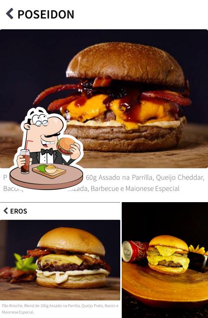 Consiga um hambúrguer no Tejas Burger