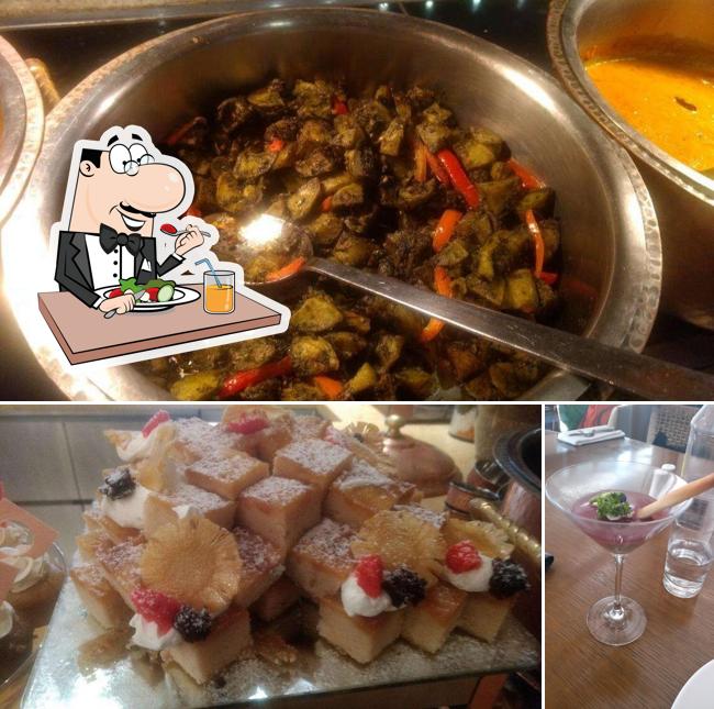 Check out the image displaying food and alcohol at The Dining Room