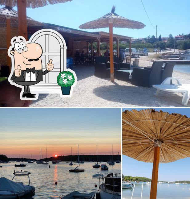 Jetez un coup d’œil à quoi ressemble Beach Bar Kanalić à l'extérieur