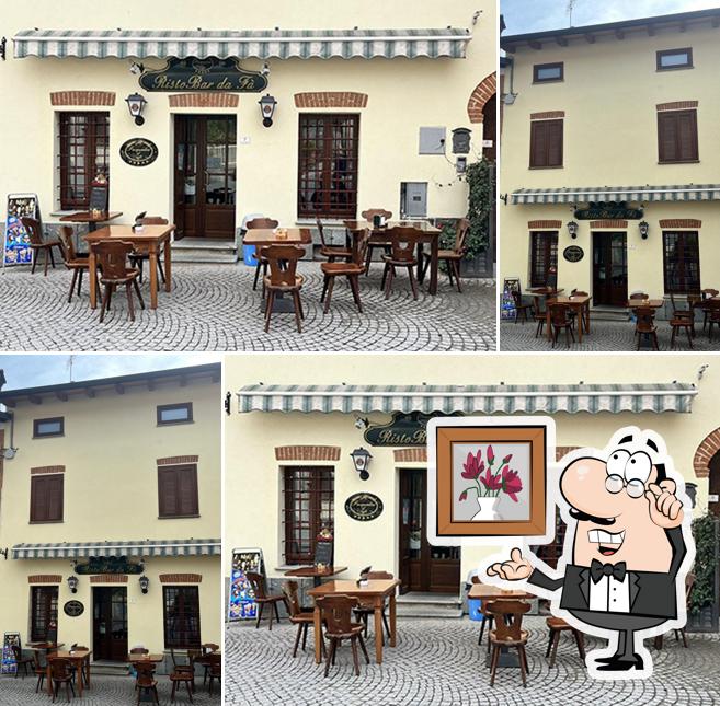 Gli interni di RistoBar da Fà