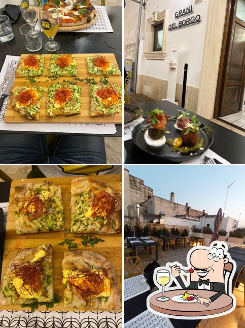 Tra le diverse cose da Grani Del Borgo si possono trovare la cibo e interni