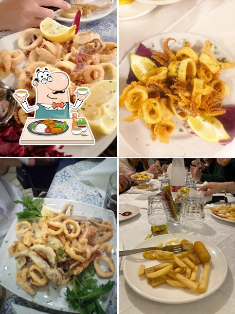 Calamari fritti al Ristorante Camping Canne