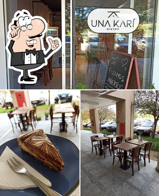 O interior do Una Karí Café