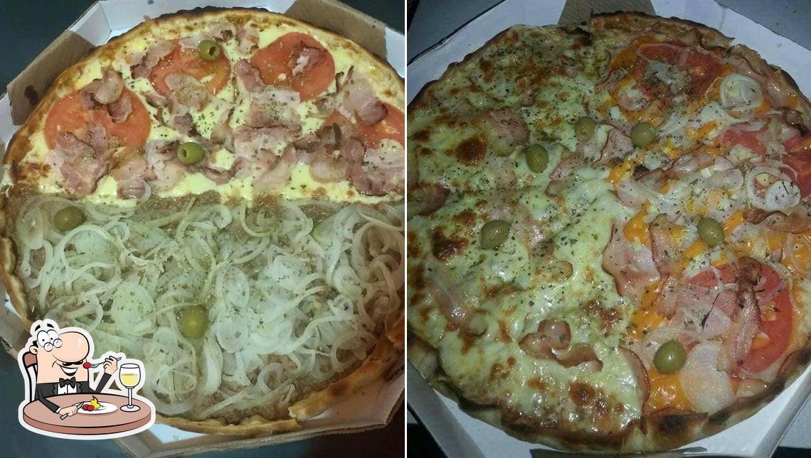 Еда в "Pizzaria Santa Rita"