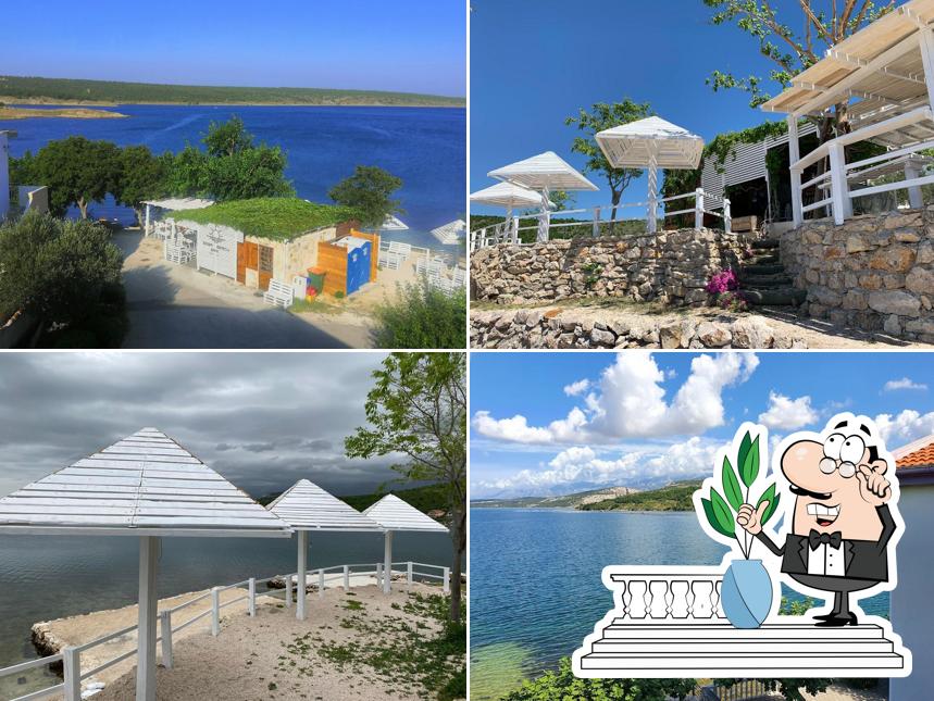 Goditi la vista dagli esterni di BEBA BEACH BAR