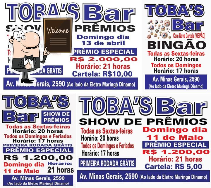 Here's an image of Toba's Bar