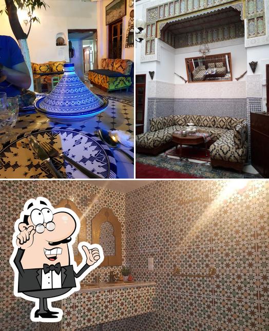 L'intérieur de Riad Lalla Fatima