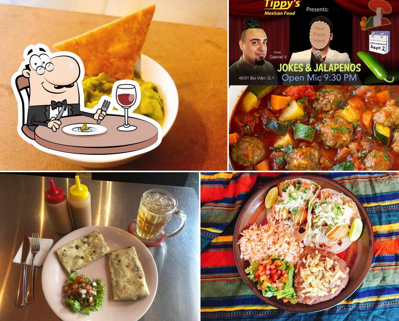 Блюда в "Tippy's Mexican Food District 4"