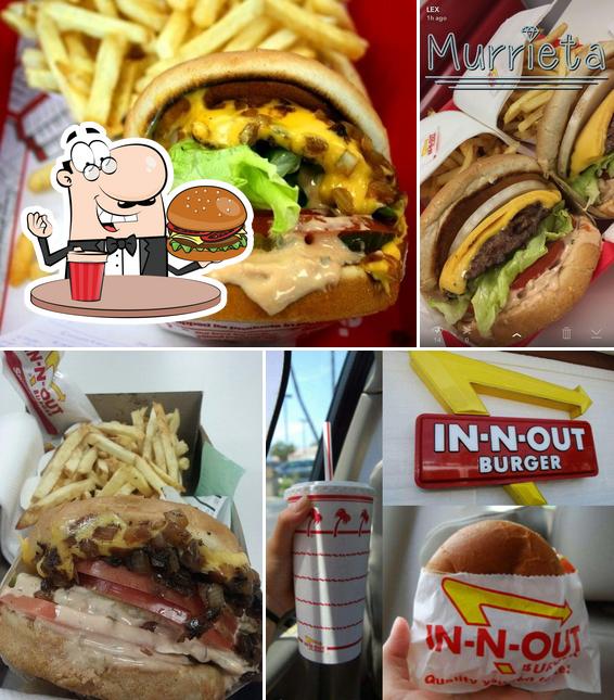 Попробуйте гамбургеры в "In-N-Out Burger"