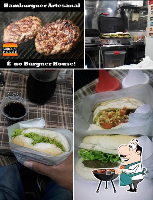 Escolha refeições de carne no Burguer House Lanches jardim Bandeirantes