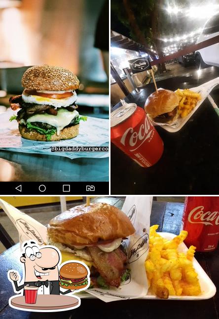 Experimente um hambúrguer no Big Daddy Food Truck