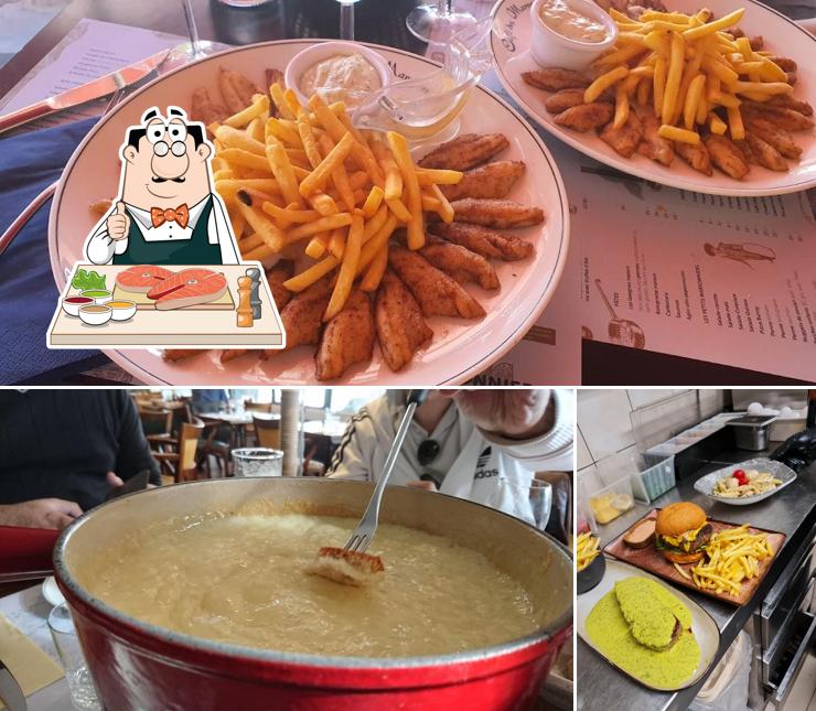 Fish and chips al Restaurant 'Café des Marronniers'