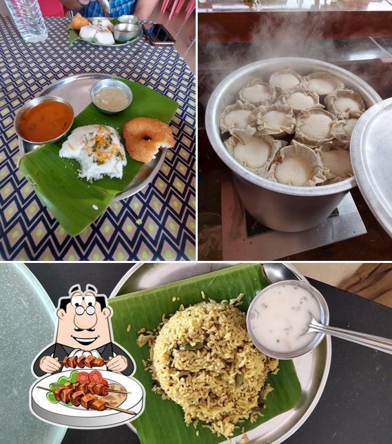 Meals at Hotel Halli Sogadu ಹಳ್ಳಿ ಸೊಗಡು Tharalabaalu Badaavane Daavanagere