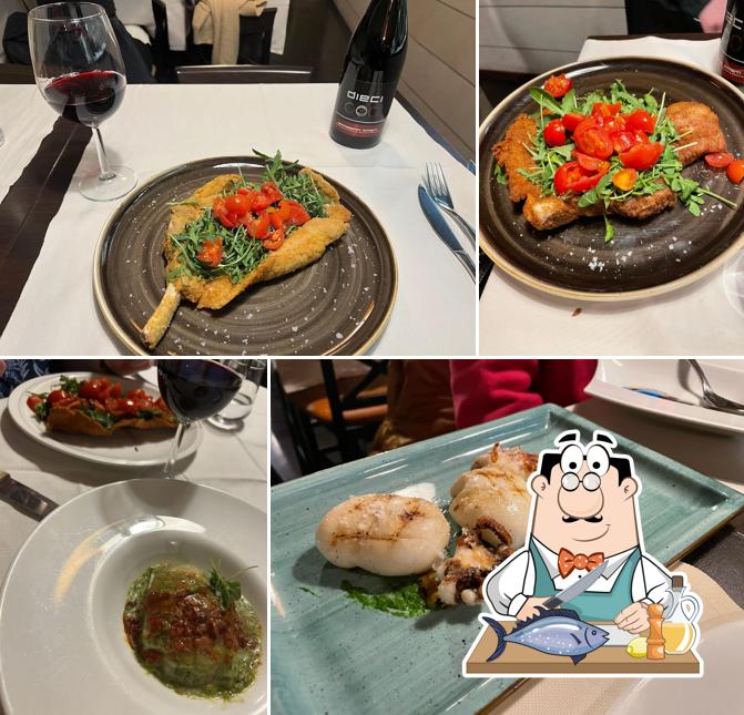 Salmone grigliato al Nerino Dieci Trattoria