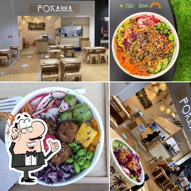 Estas son las imágenes donde puedes ver interior y comida en POKAWA Poké bowls