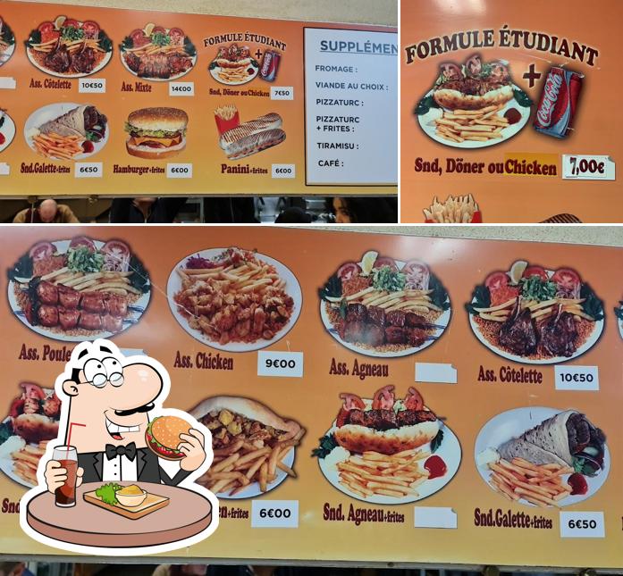 Pide una hamburguesa en Restaurant antalya