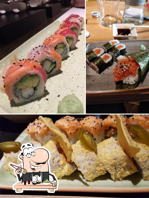 Ordina le diverse opzioni di sushi