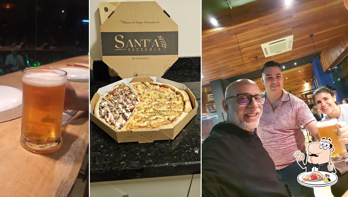 No Sant'a Pizzeria, você pode degustar pizza