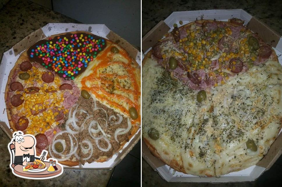 Consiga diferentes tipos de pizza