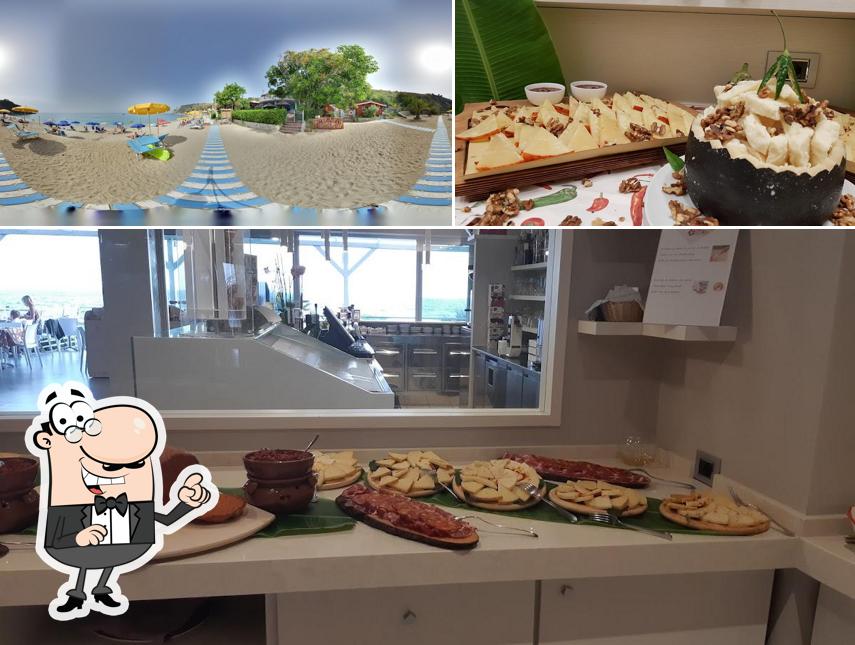 La immagine di interni e cibo da Hotel Village Eden - Capo Vaticano