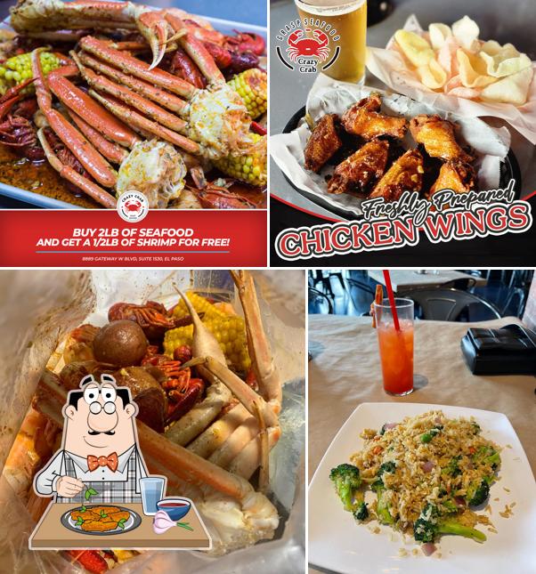Crazy Crab The Fountains in El Paso Restaurant menu and reviews