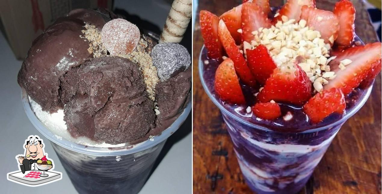 Não esqueça de pedir uma sobremesa no Rainha E Rei Do Açaí